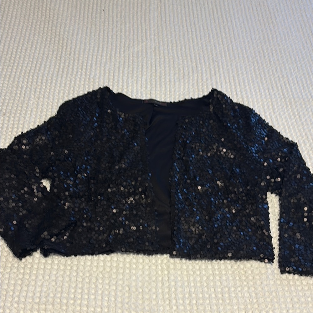 Sequin Black Jacket